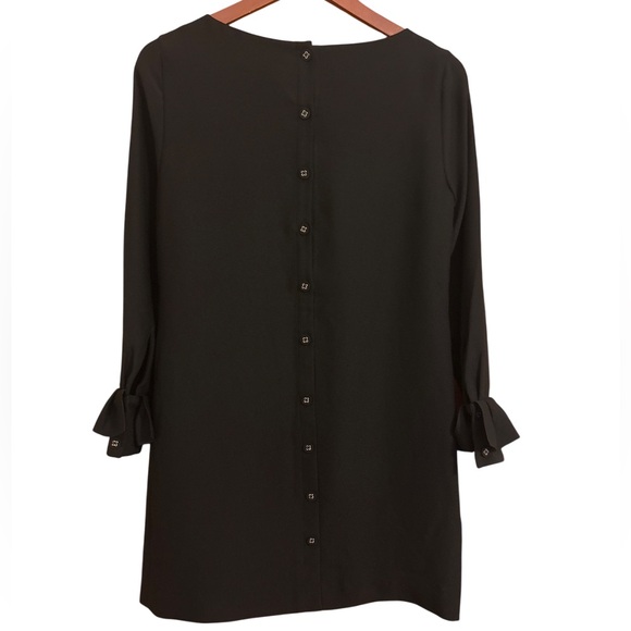 Banana Republic Ruffle-Cuff Button- Back Dress - Size 2P - Picture 7 of 14